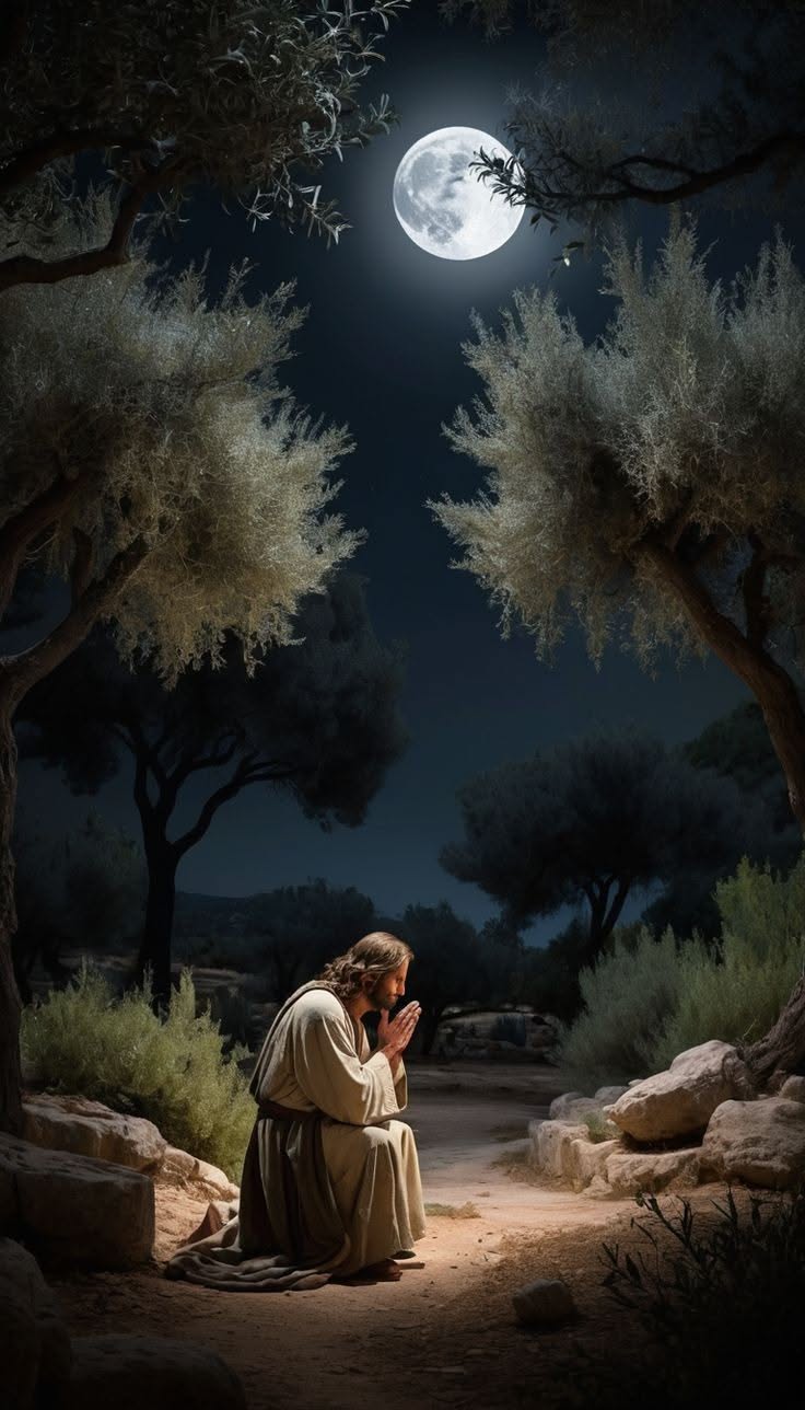 La agonía de Jesús y su oración en el huerto de los Olivos